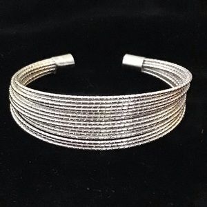 3/$15 NWT NadineWest textured strand cuff bracelet
